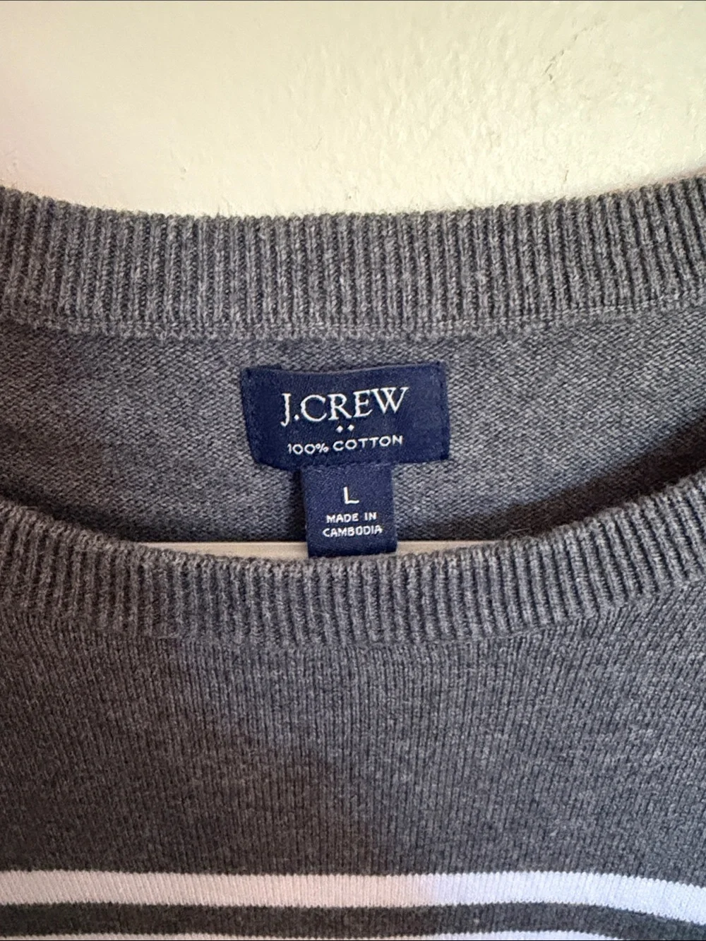 J. Crew crew knit
